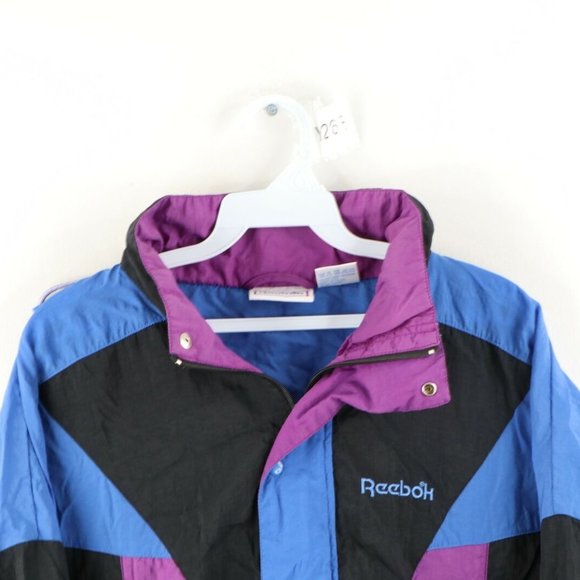 Vintage Reebok Hooded Nylon Packable Anorak Jacket - Picture 2 of 11
